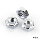 [A-639-0-0-M-0] Écrou M4x0,7x3 mm gris métallisé