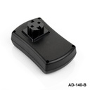 [AD-140-B-X-S-A] Caixa do adaptador AD-140 (preto, ficha com ligação à terra, sem tomada, sem núcleo, conjunto de autocolantes completo, sem núcleo da ficha)