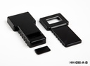 [HH-095-A-B-S-0] Caixa para dispositivos portáteis HH-095 (Preta, HB, Comp. bateria, para LCD 31x59mm)