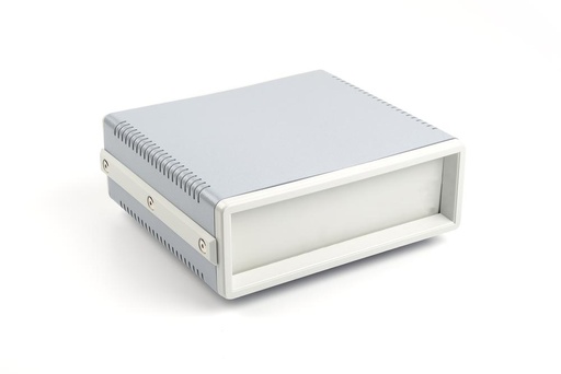 [DT-345-0-0-G-0] DT-345 Desktop Enclosure (Gray, No Carry Handle, with Mounting Plate, Flat Panel, w Ventilation)