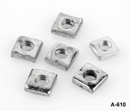 M5x0,8x4 mm 金属灰色螺母| ALTINKAYA 电子外壳和组件