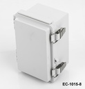 EC-1015 IP-67 ヒンジ付きプラスチック製エンクロージャ