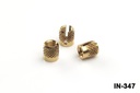 IN-347 Inserto di espansione in ottone M3x4,7 mm