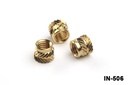 IN-506-M5 5,8mm Brass Threaded Insert