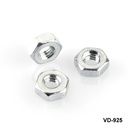 M 2,5 mm Nut (Steel)