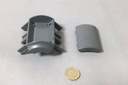 DE-060-K Plastic Corner Metallic Gray