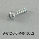 3,5x12 mm YSB PLS fémszürke csavar