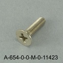 M4x15 mm YHB Metrik metálszürke csavar