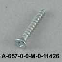 Βίδα 3x20 mm YHB μεταλλικό γκρι